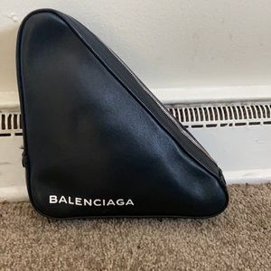 BALENCIAGA Triangle Clutch